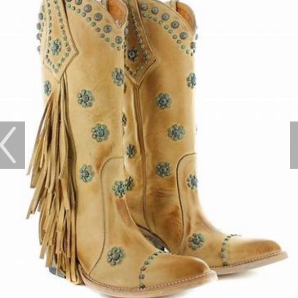 Old Gringo Shoes - OLD GRINGO SAVANNAH FRINGE BOOT SZ 10B JUNK GYPSY COWGIRL